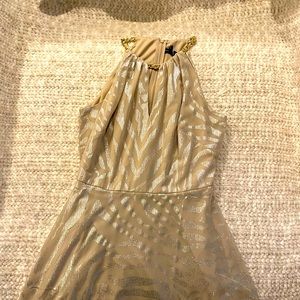 A cute Flowey high-low dress